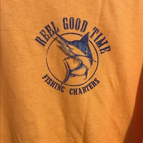 Yellow Graphic Fishing Shirt - Picture 2 of 5
